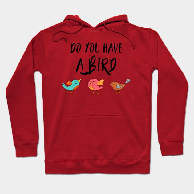 Do you have a bird - Denglisch Joke Hoodie by DenglischQuotes